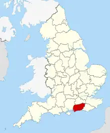 West Sussex within England