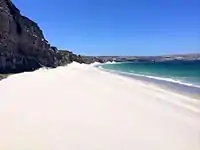 White sand beach