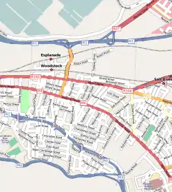 Street map of Woodstock