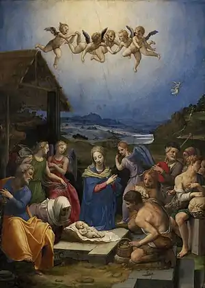 Adoration of the Shepherds, Bronzino