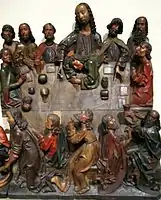 Last Supper, sculpture, c. 1500