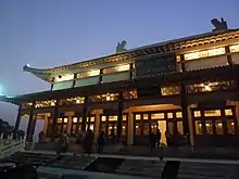 Xuanzang Memorial Hall in Nalanda, Bihar, India.