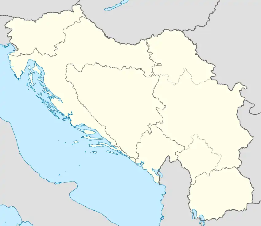 ABA League Second Division is located in Yugoslavia