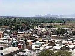 the town of Zaña in the irrigated valley of the Zaña River.