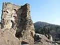 One of the partly ruined wings of the Upper Castle (March 2012)