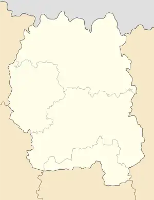 Lasky is located in Zhytomyr Oblast