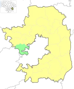 Location of Zujūnai Eldership